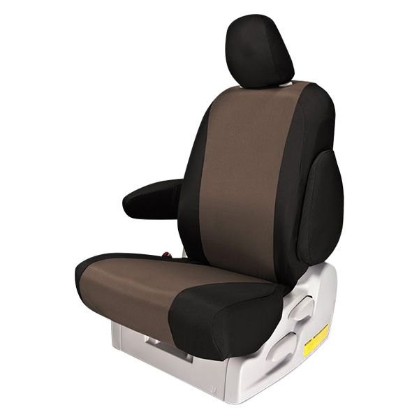  Northwest Seat Covers® - WorkPro™ Atomic™ 2nd Row Dark Saddle Sport Custom Seat Covers