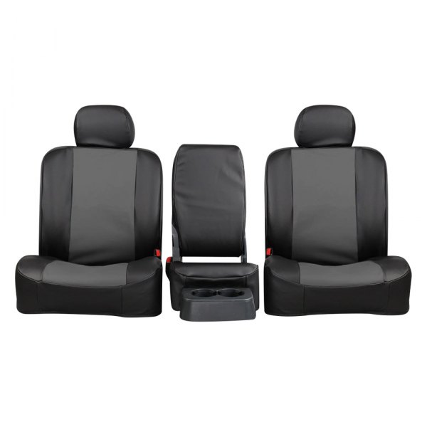 Northwest Seat Covers® - WorkPro™ Vinyl™ 2nd Row Charcoal/Black Custom Seat Cover