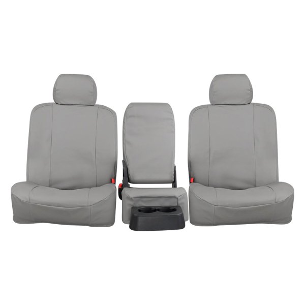  Northwest Seat Covers® - WorkPro™ Vinyl™ 1st Row Gray Custom Seat Covers
