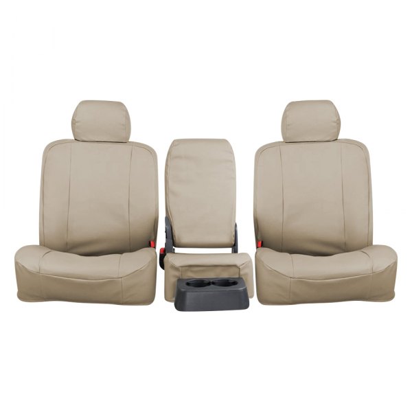  Northwest Seat Covers® - WorkPro™ Vinyl™ 2nd Row Tan Custom Seat Covers