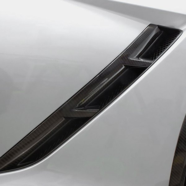  Nowicki Autosport Design® - Carbon Fiber Front Fender Grilles with OE Matching Tint