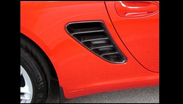 NR Automobile® - Carbon Fiber Air Intake Covers (Unpainted)