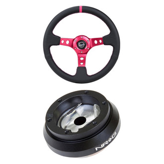 NRG Innovations® - 2-Pc Reinforced Steering Wheel Kit