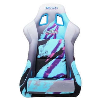 NRG Innovations® - ULTRA Series Retro Printed Fiberglass Full Bucket Seat