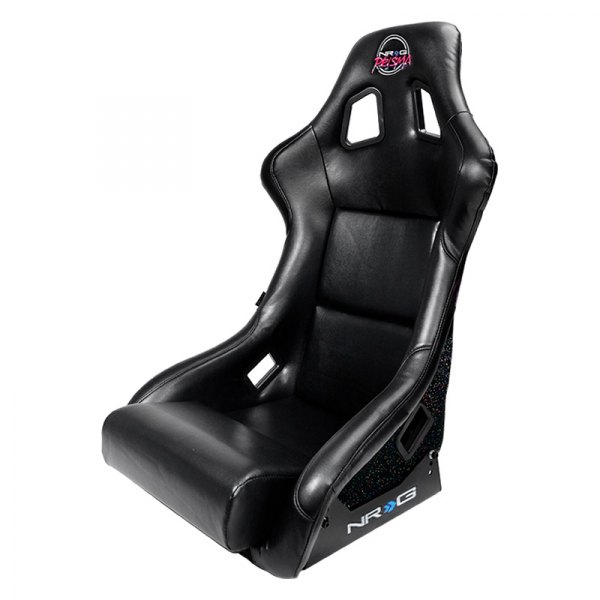 NRG Innovations® - PRISMA™ Series Fiberglass Full Bucket PVC Leatherette Racing Seat, Large