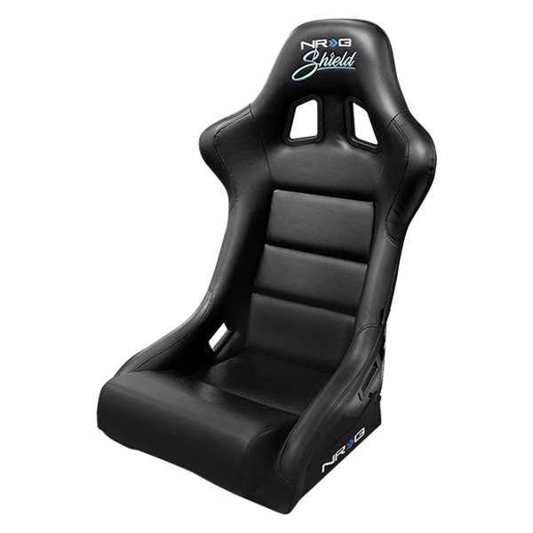 NRG Innovations® - FRP 310 Series Racing Seat, Medium with Light Blue Logo
