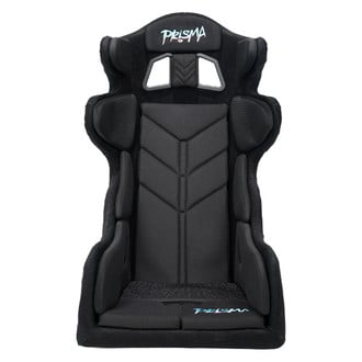 NRG Innovations® - Prisma FIA Halo Nitros Series Black Fabric Full Bucket Racing Seat