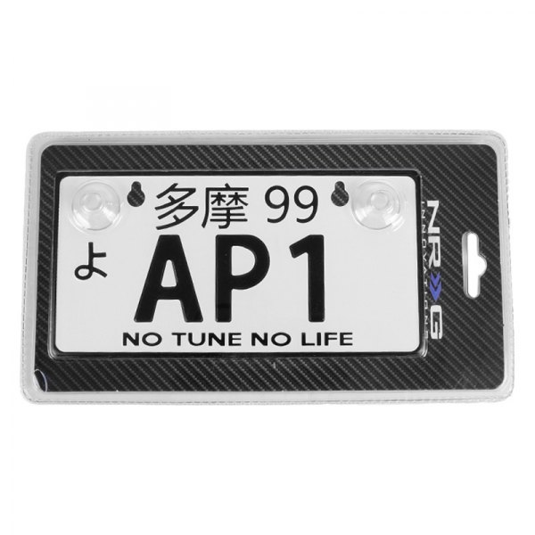NRG Innovations® - JDM Style Mini License Plate with AP1 Logo