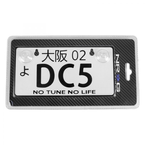 NRG Innovations® - JDM Style Mini License Plate with DC5 Logo