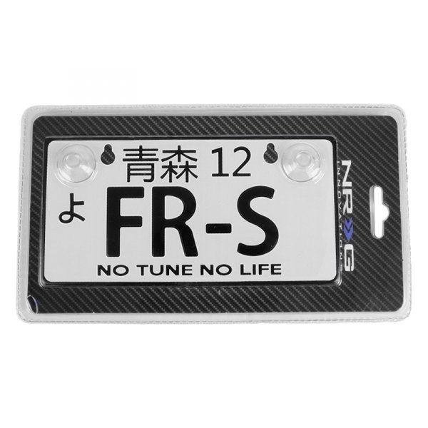 NRG Innovations® - JDM Style Mini License Plate with FRS Logo