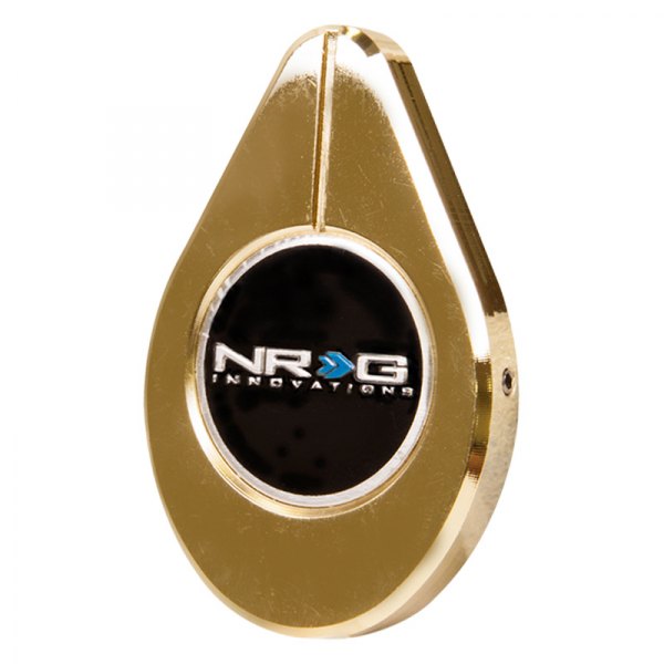 NRG Innovations® - Gold Radiator Cap Cover with NRG Innovations Logo