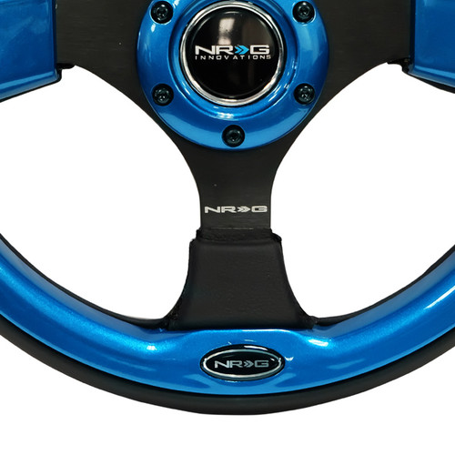 NRG Innovations® - 3-Spoke Pilota Series Reinforced Steering Wheel