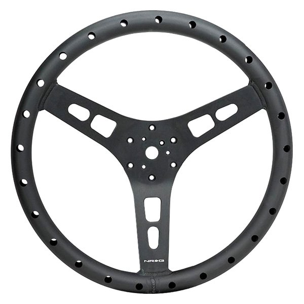 NRG Innovations® - 3-Spoke Light Weight Aluminum Steering Wheel