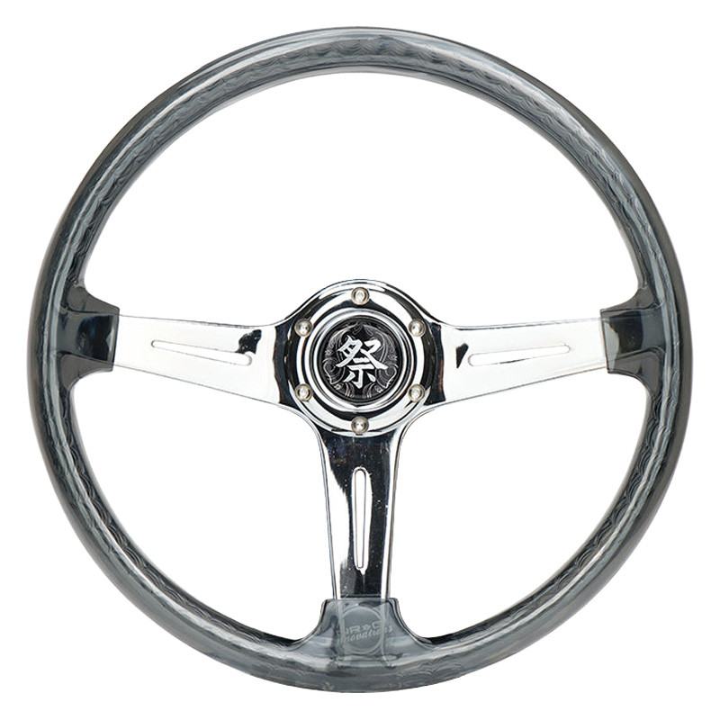 NRG Innovations® - 3-Spoke Matsuri Clear Acrylic Reinforced