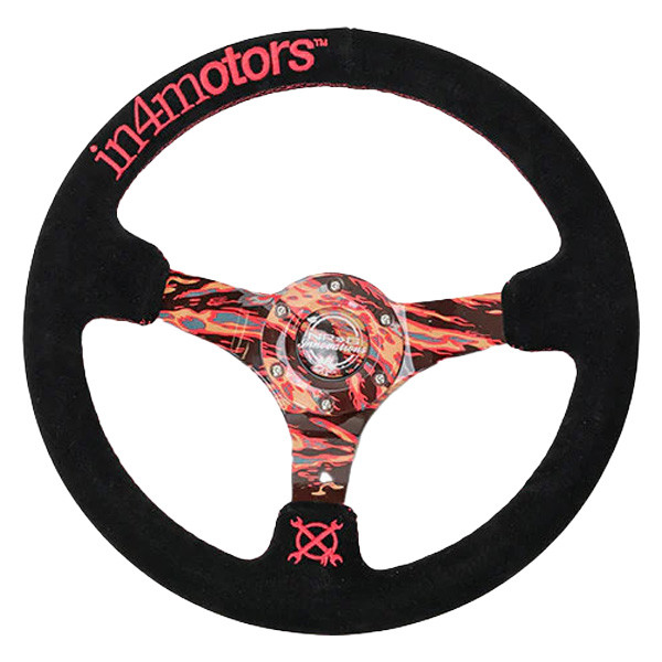 パーツ NRG Innovations We Are Likewise NRG Innovations® - 3-Spoke Reinforced Steering Wheel