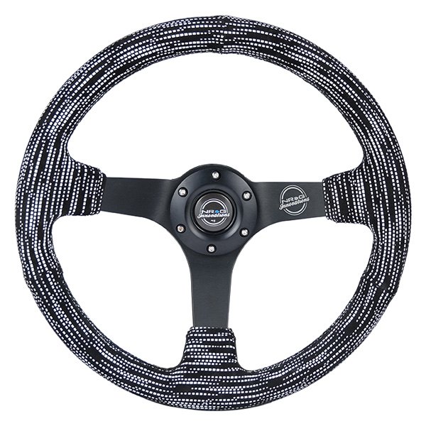 NRG Innovations® - 3-Spoke Micro Fiber Hyper Reinforced Steering Wheel