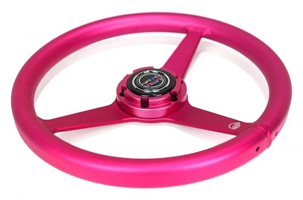 NRG Innovations® - 3-Spoke All Aluminum Steering Wheel with