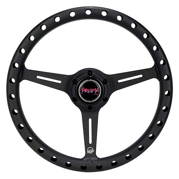 NRG Innovations® - 3-Spoke All Aluminum Extra Light Anadized Black Steering Wheel