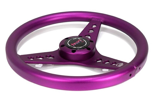 NRG Innovations® - 3-Spoke All Aluminum Steering Wheel with Heart