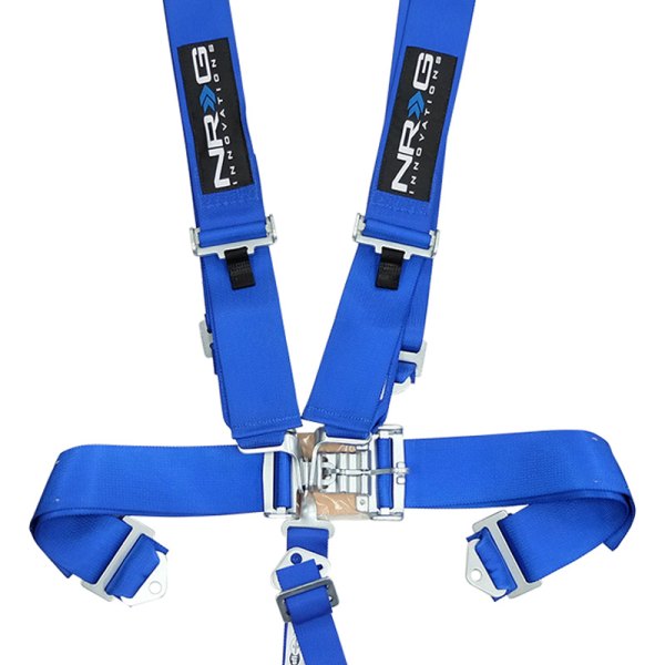 NRG Innovations® - 5-Point SFI Latch Link Seat Belt Harness, Blue