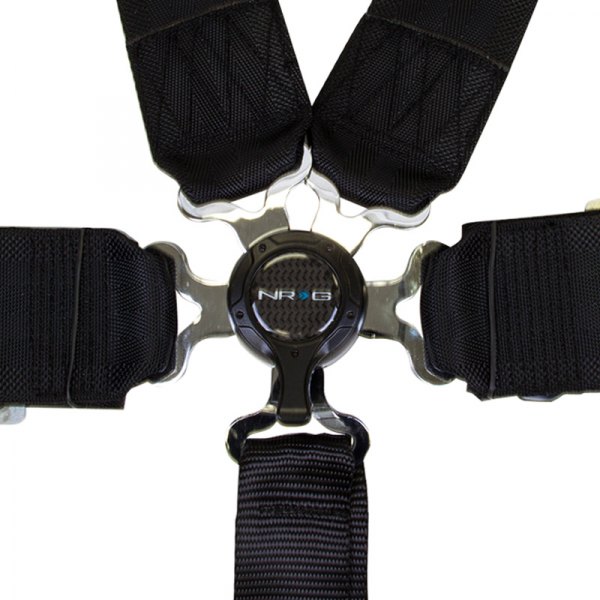 NRG Innovations® - 6-Point Camlock Harness Set, Black