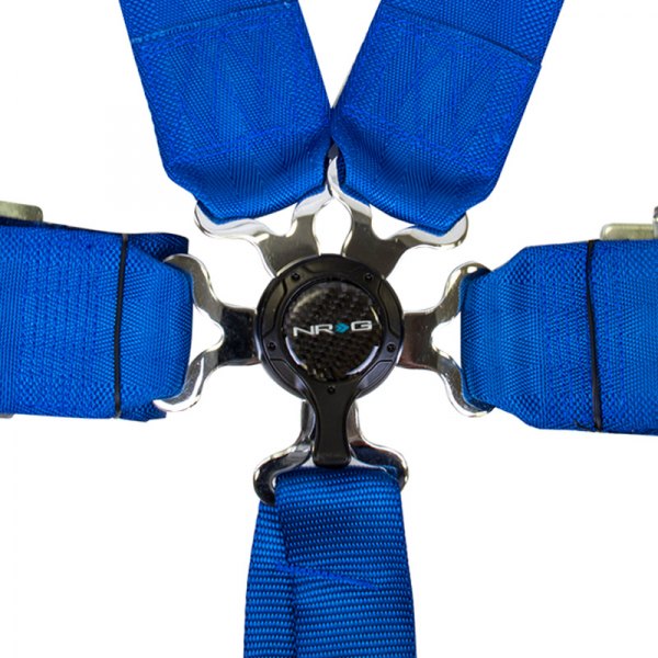 NRG Innovations® - 6-Point Camlock Harness Set, Blue