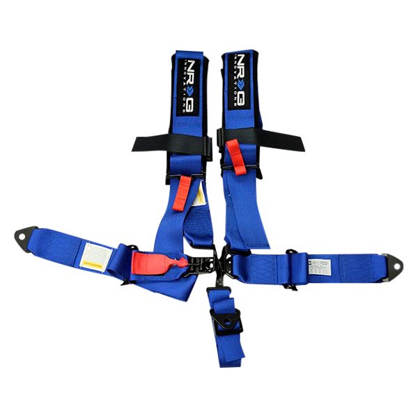 NRG Innovations® - 5-Point FIA Latch Link Seat Belt Harness, Blue