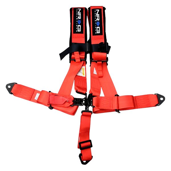 NRG Innovations® - 5-Point FIA Latch Link Seat Belt Harness, Red