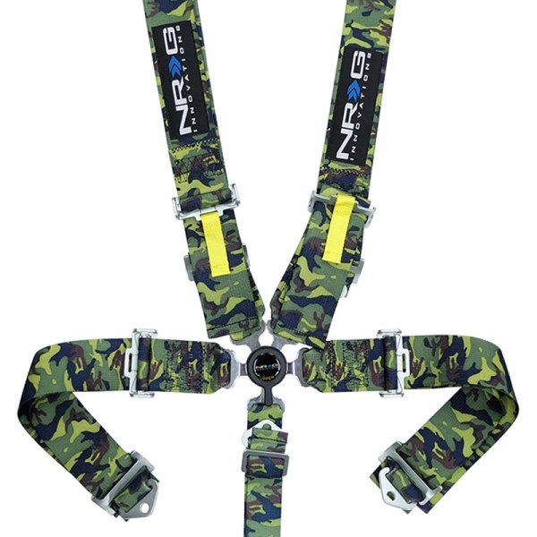 NRG Innovations® - 5-Point SFI Camlock Seat Belt Harness, Camo