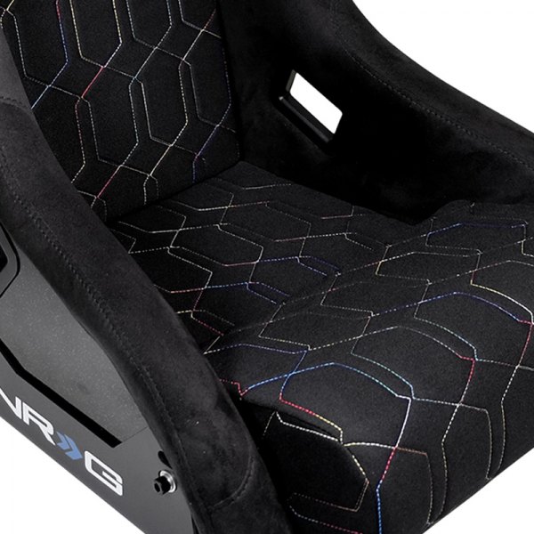 NRG Innovations® - FRP Bucket Geometric Seat Cushion, Multicolor