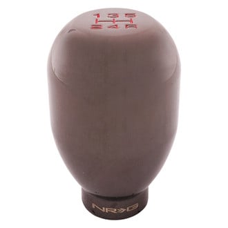 NRG Innovations® - Manual 5-Speed Pattern Type-R Weighted Black Chrome Shift Knob
