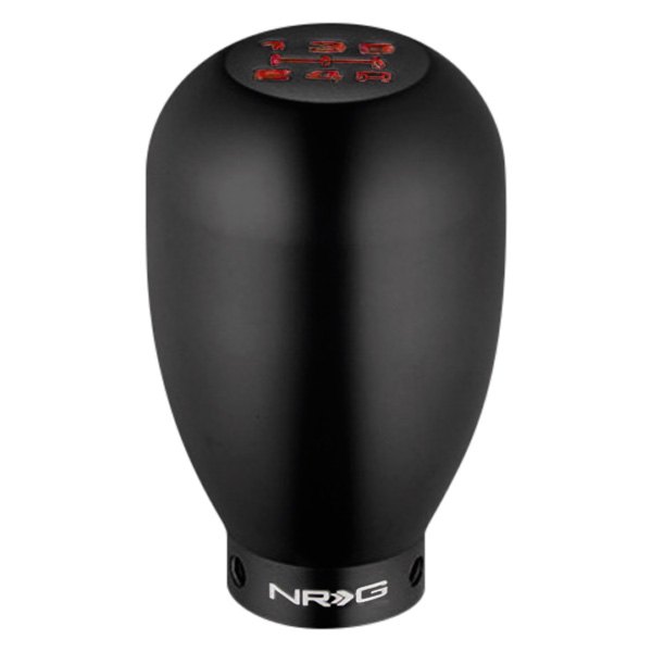 NRG Innovations® - Manual Type-R Weighted 5-Speed Pattern Black Chrome Shift Knob