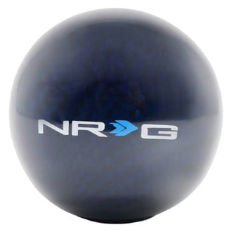 NRG Innovations® - Ball Style Heavy Weight Blue Carbon Fiber Shift Knob