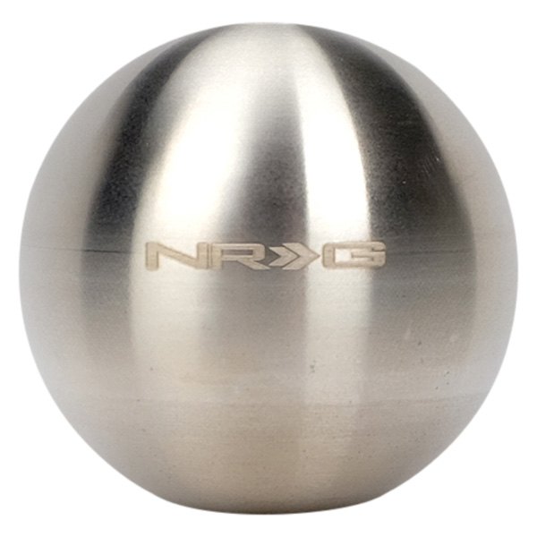 NRG Innovations® - Collectors Series Ball Style Heavy Weight Silver Titanium Shift Knob