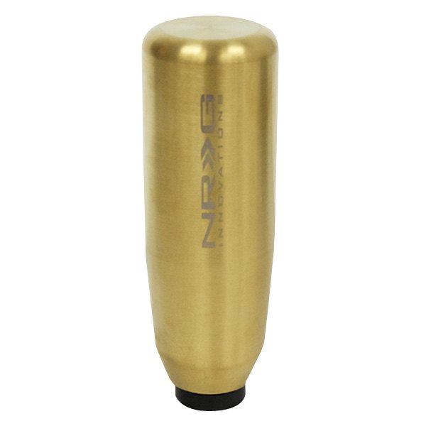 NRG Innovations® - Short Shifter Style Weighted Chrome Gold Shift Knob