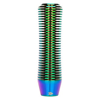 NRG Innovations® - Heat Sink Curvy Short Neo Chrome Shift Knob