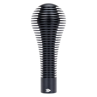 NRG Innovations® - Heat Sink Bubble Head Short Black Shift Knob