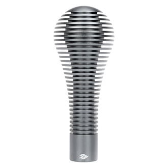 NRG Innovations® - Heat Sink Bubble Head Short Gun Metal Shift Knob