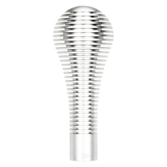 NRG Innovations® - Heat Sink Bubble Head Short Silver Shift Knob