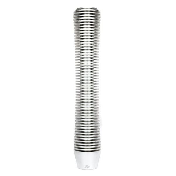 NRG Innovations® - Heat Sink Curved Long Silver Shift Knob