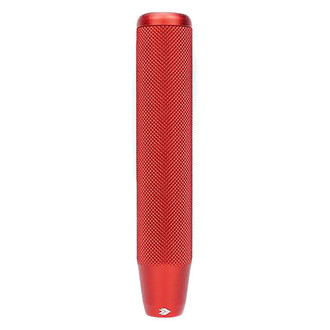 NRG Innovations® - Knurl Hidding Gem Long Red Shift Knob