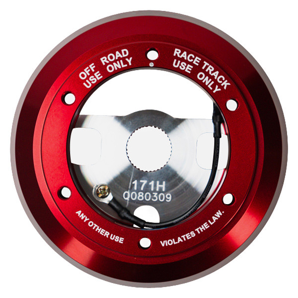 NRG Innovations ステアリングハブアダプター 赤 NRG Innovations® SRK-171H-RD - Red Short Hub Adapter