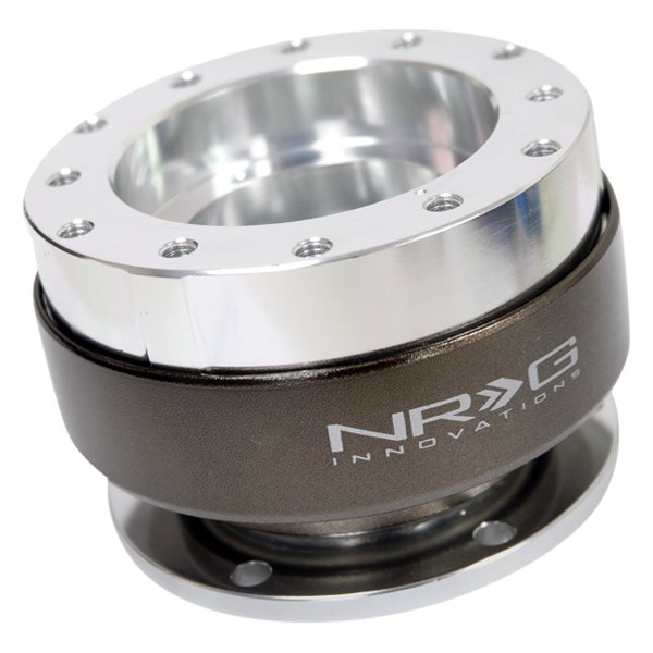 NRG Innovations® - 2.0 Gen Quick Release Hub SFI Certified with Silver Body and Titanium Ring