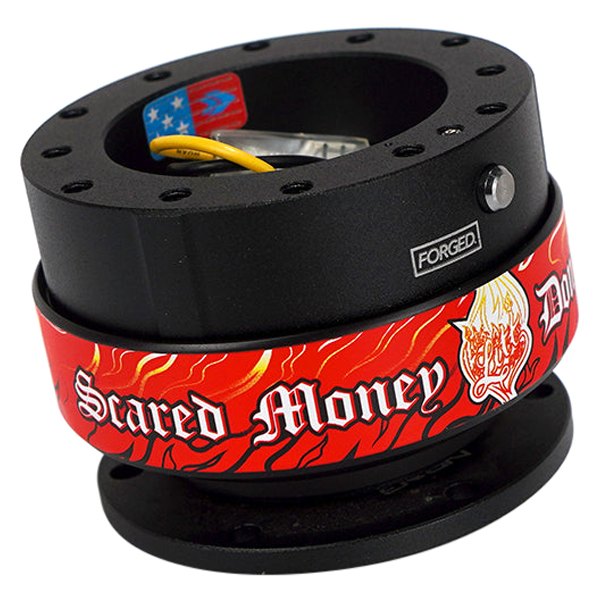 NRG Innovations® - 2.0 Gen Scared Money Ring Style Quick Release with Black Body and Litteral Collab