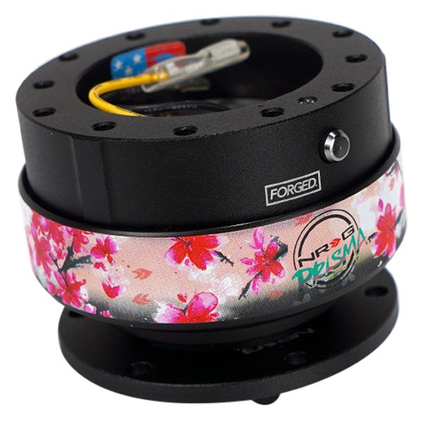 NRG Innovations® - 2.0 Gen Sakura Ring Style Quick Release with Black Body and Prisma Collab