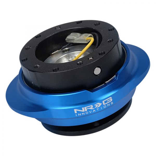 NRG Innovations® - 2.2 Gen Blue Quick Release with Shiny Blue Oval Ring