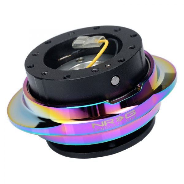 NRG Innovations® - 2.2 Gen Multicolor Quick Release with Shiny Multicolor Oval Ring