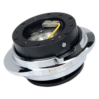 NRG Innovations® - 2.2 Gen Silver Quick Release with Shiny Silver Oval Ring