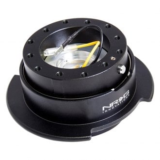 NRG Innovations Steering Wheel Quick Release Short Hub Adapter Bundle