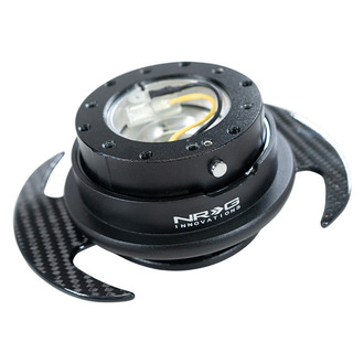 NRG Innovations® - 3.0 Gen Quick Release with Black Body and Carbon Fiber Handles